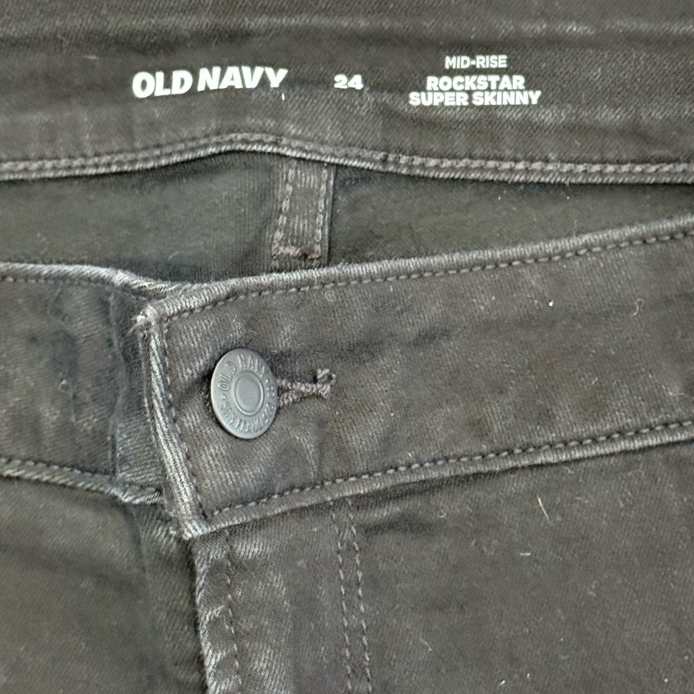 Old Navy Plus Size 24 Mid-Rise Rockstar Super Skinny Jeans NWT‎ - Picture 6 of 9